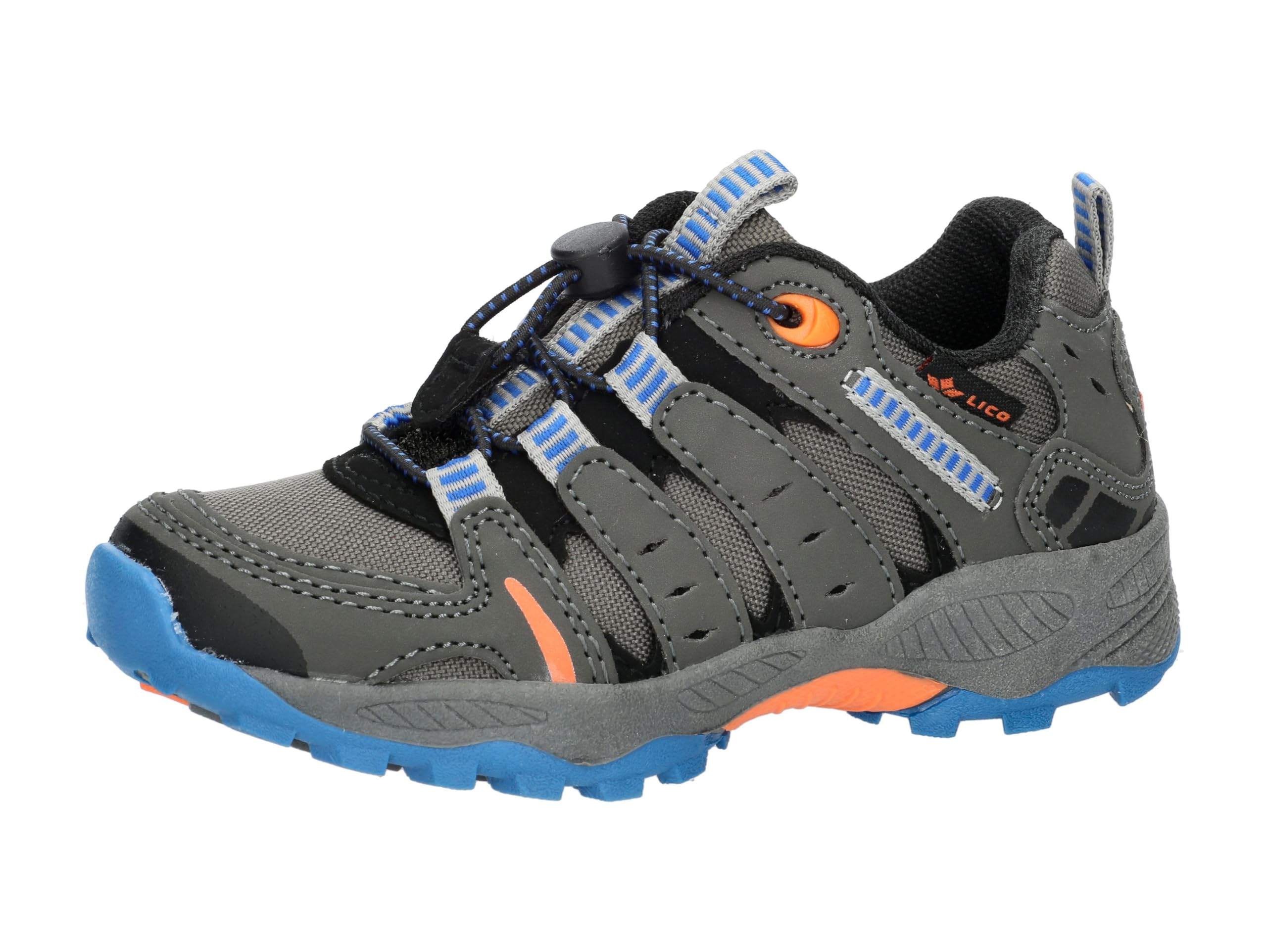 Lico Fremont Outdoorschuh, grau blau orange, 37 EU