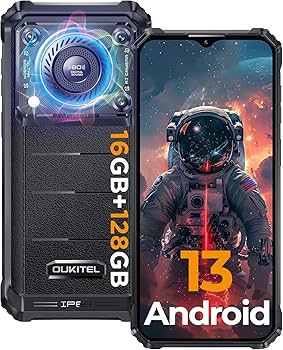 OUKITEL スマートフォン 18GB+128GB 90Hz Oukitel C51: 18GB RAM, 128GB ROM, 6.8