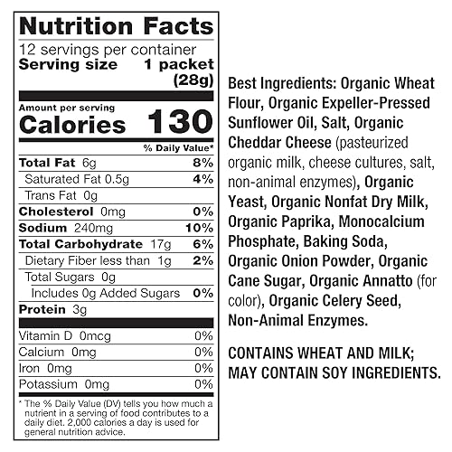 Miniatura 135 de Annie's Orgánico, paquete variado de aperitivos, conejitos cheddar y Bunny Grahams, 1 oz, 36