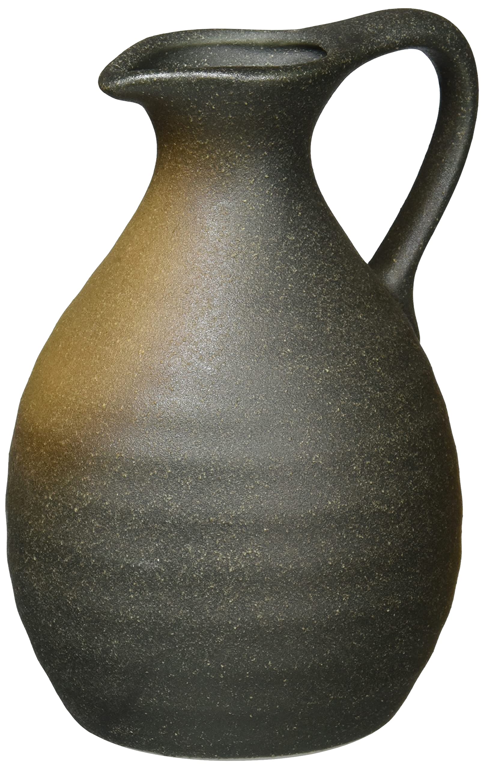 Mino Ware Tokkuri Sake Flask Kurobizen Black 11oz Porcelain Microwave Safe