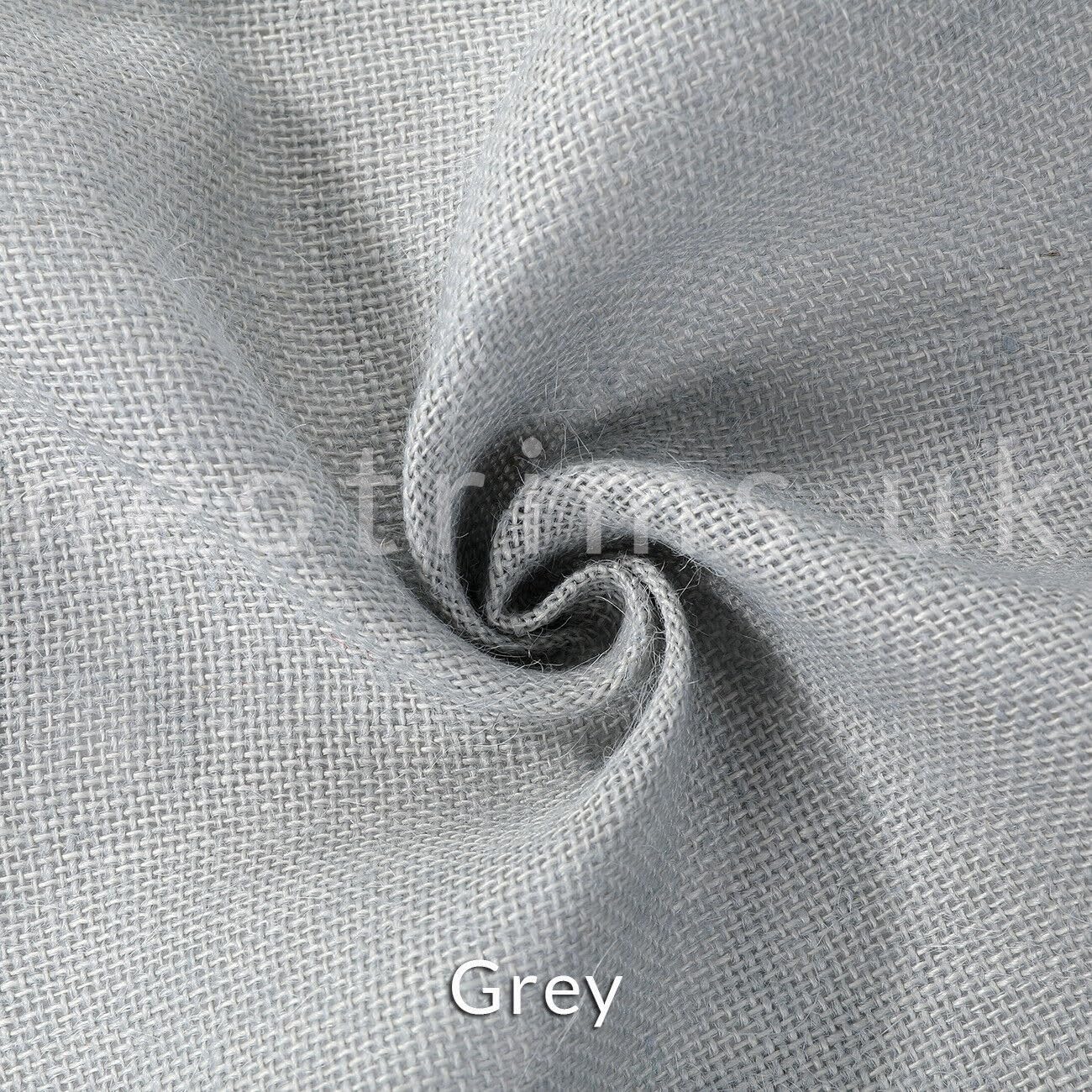 Dyed Jute Hessian Fabric,7 Colours,60 inch Extra Wide Cloth Burlap Material Upholstery,Table Runners Weddings Décor, Natural + 6 Colours. 10 Ounce, Neotrims UK. [Grey, 5 Meters]