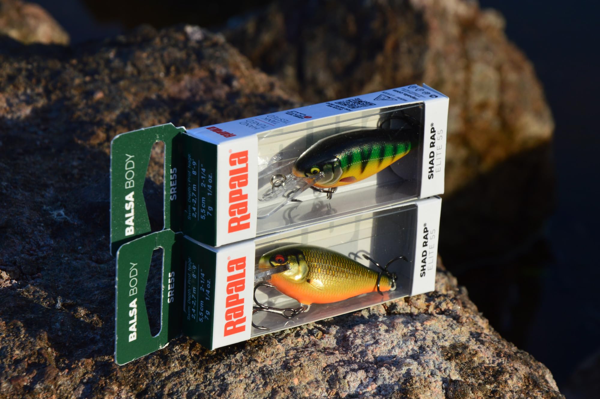 Rapala Shad Rap Elite Sre75 Doré Argent Shad 12g 7,5cm