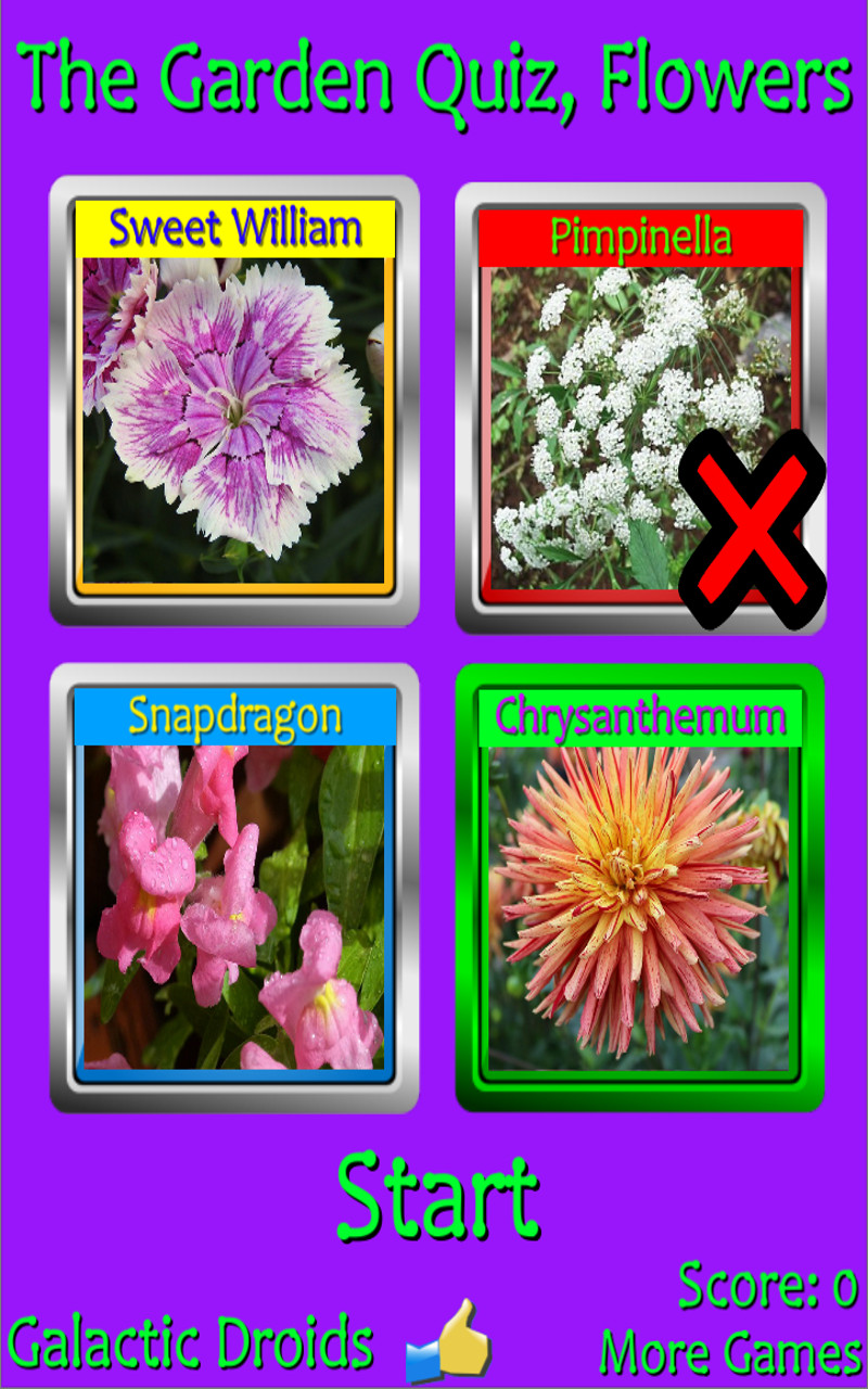The Garden Quiz Flowers for Android