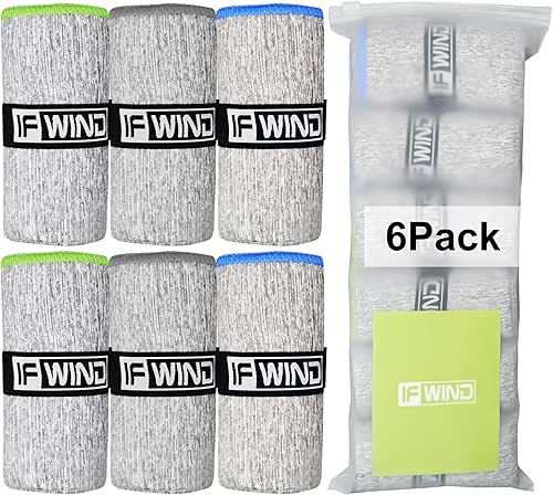 6 Pack Microfiber Gym Towels for Working Out，Fast Drying Workout