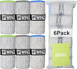 6 Pack Microfiber Gym Towels for Working Out，Fast Drying Workout Accessories Sweat for Gym Gear for Men & Women,Sports Exercise Fitness Gear Tennis Towels for Body Hot Yoga