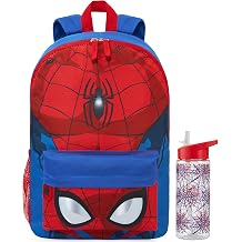 Get Trend Marvel Spider-Man Boys Backpack and Water Bottle, 2 Piece Set