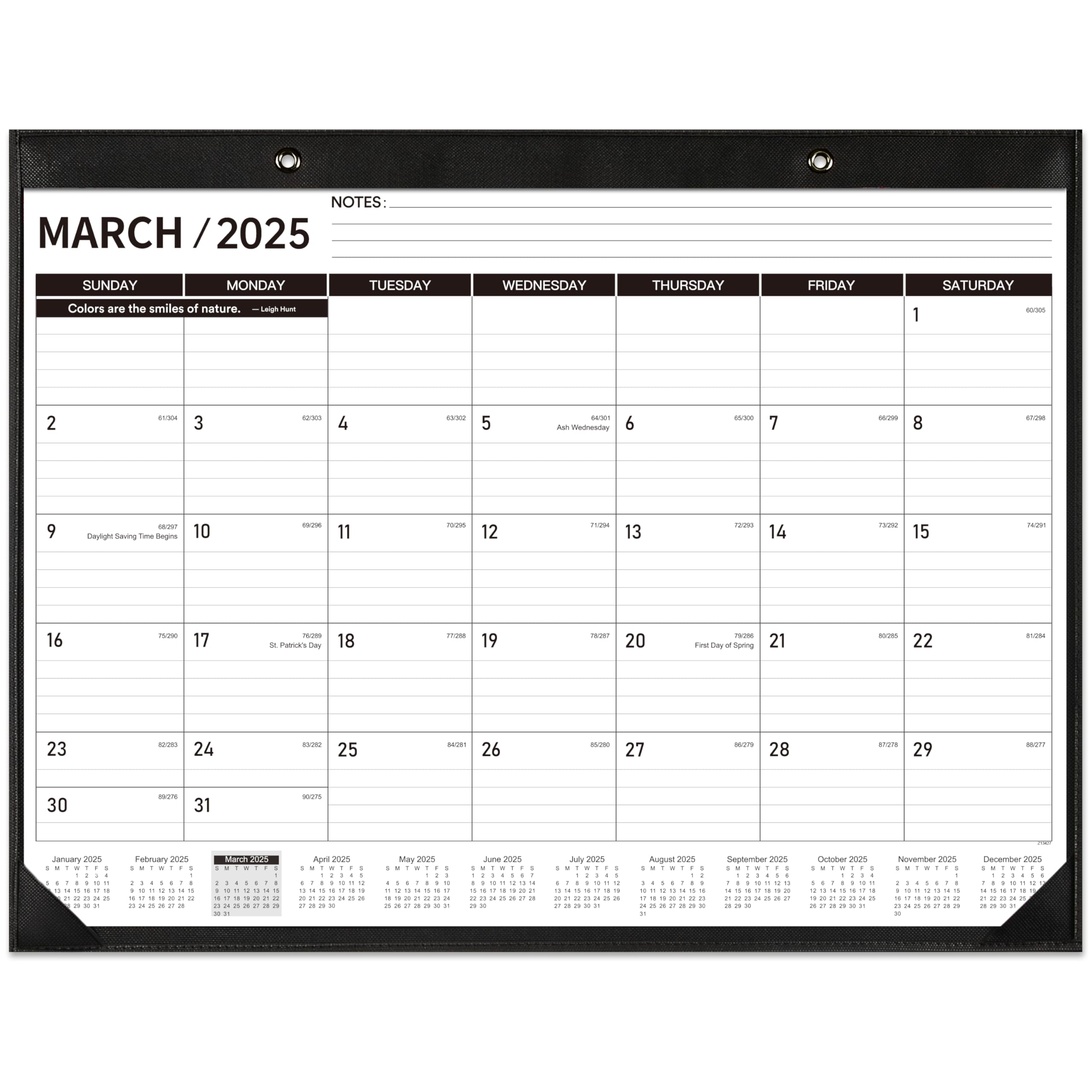 2025-2026 Desk Calendar - MAR. 2025 - JUN. 2026, 22" x 17", Large Desk Calendar 2025-2026, 16 Monthly Desk/Wall Calendar 2-in-1, Large Desk Calendar, Corner Protector, Desk Pad, Large Ruled Blocks
