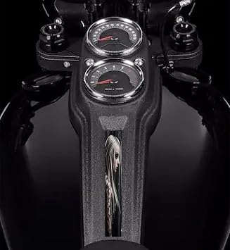 Goth Blond Dyna Dash Panel Console Insert! Fits Harley Davidson 2018 to 2021 Dyna Low Rider Bikes