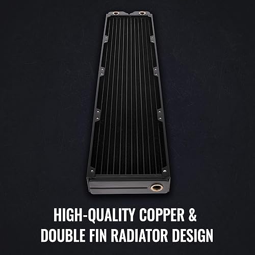 Vista 26 de Thermaltake Pacific DIY Sistema de enfriamiento líquido CL360 2.520 in Radiador de cobre grueso CL-W191-CU00BL-A