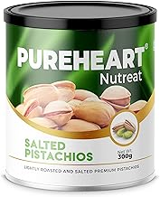 Pureheart Nutreat Salted Pistachios (300 gm) Natural Premium Lightly Roasted Pista/Dry Fruit - Delicious & Crunchy