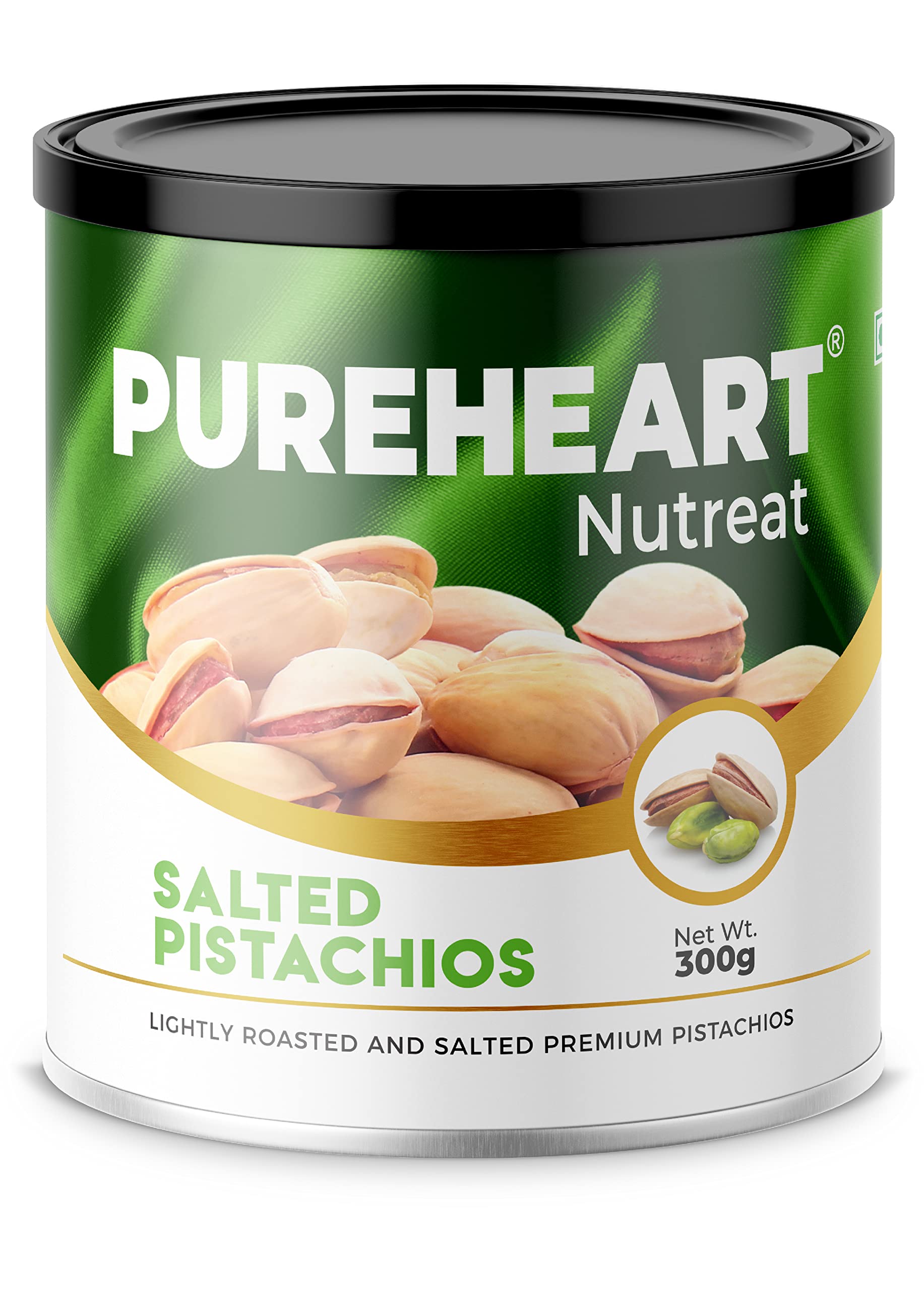 - Nutreat Salted Pistachios (300 gm) Natural Premium Lightly Roasted Pista/Dry Fruit - Delicious & Crunchy