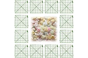 Enhancing Spaces with Artificial Flower Grid Panels