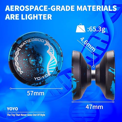Miniatura 6 de WATIEOBOO Yoyo - Rodamiento Yoyo profesional sensible para niños, rodamiento Yoyo para principiantes, no responde, para adultos, jugador de Yoyo