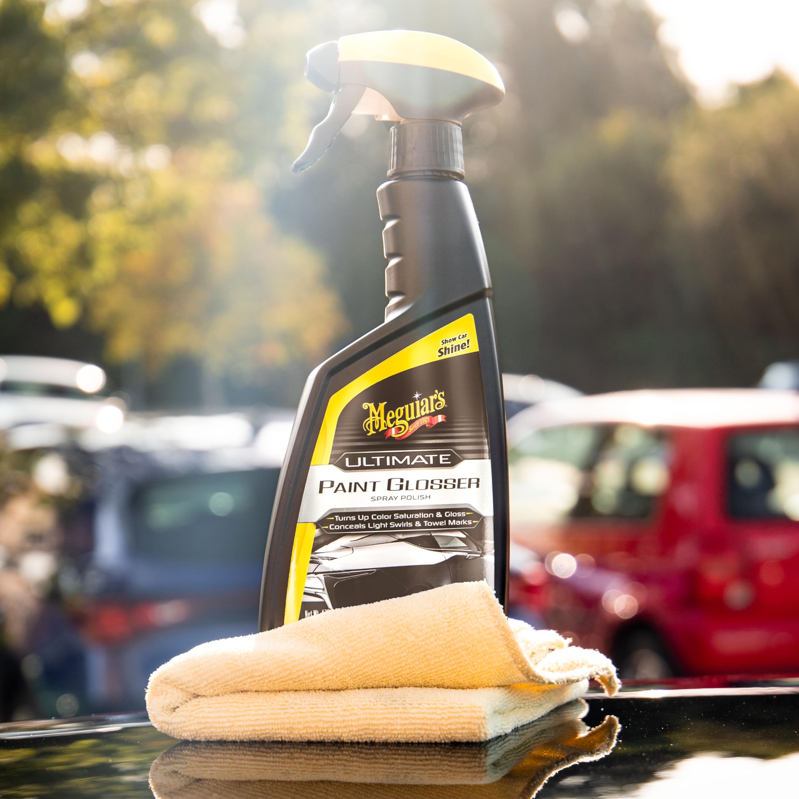 Meguiar's G230316EU Ultimate Insane Shine Paint Glosser, 473 ml, Spray Che Dona un'Incredibile Finitura Lucida alla Vernice