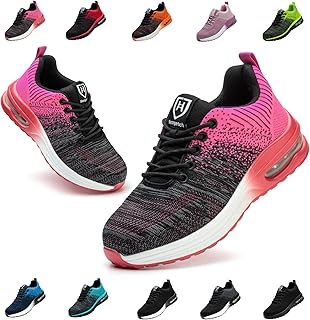 Arbeitsschuhe Leicht Herren Sicherheitsschuhe Damen rutschfest Sportlich Stahlkappenschuhe Atmungsaktiv mit Stahlkappe Arbeitsschutzschuhe