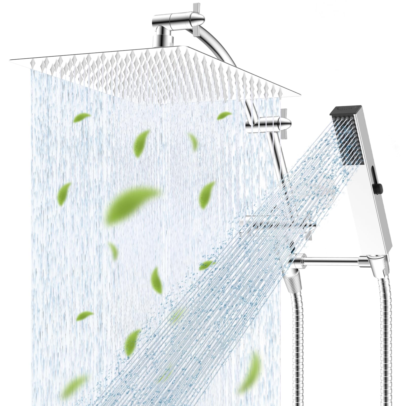 Photo 1 of Hibbent 12'' Rainfall Shower Head Combo