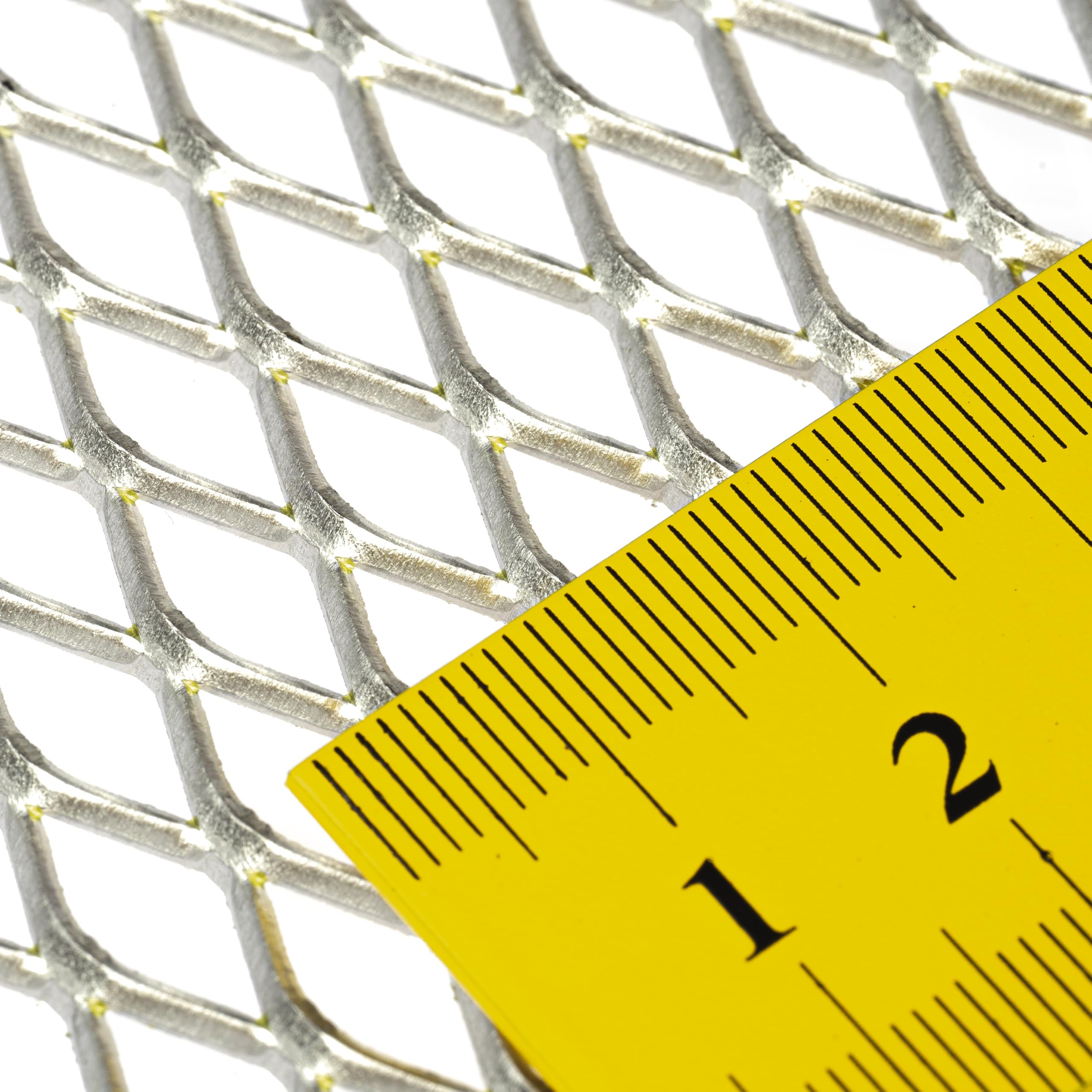 Aluminium Streckgitter 16x6,5x1x1 – 1mm Stark, Zuschnitt Nach Maß (1000x450mm)
