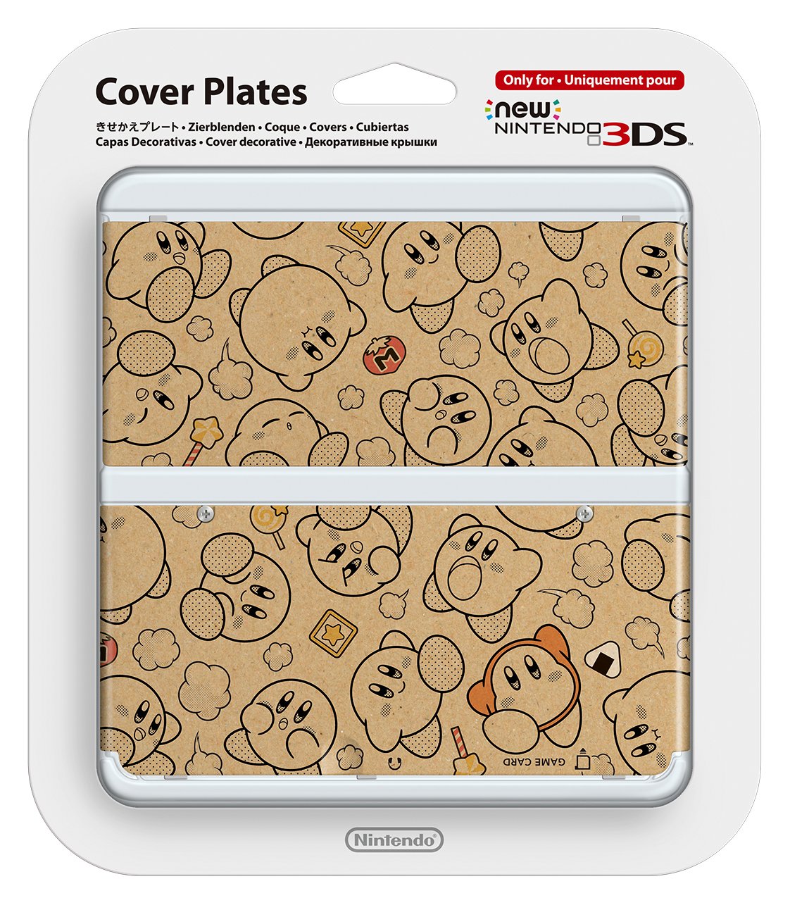 New Nintendo 3ds Cover Plates No.058 Kirby's Dream Land Only for Nintendo New 3DS Japan Import