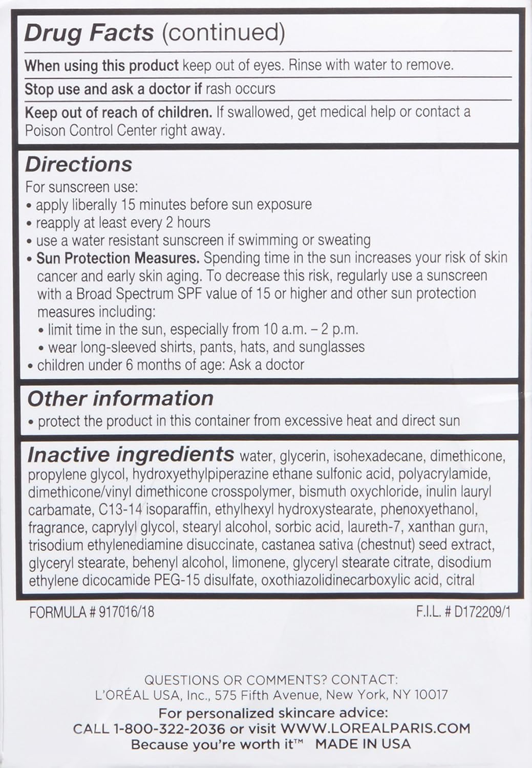 L'Oreal Paris Youth Code Dark Spot Corrector Facial Day Cream SPF 30, 1.7 Ounce