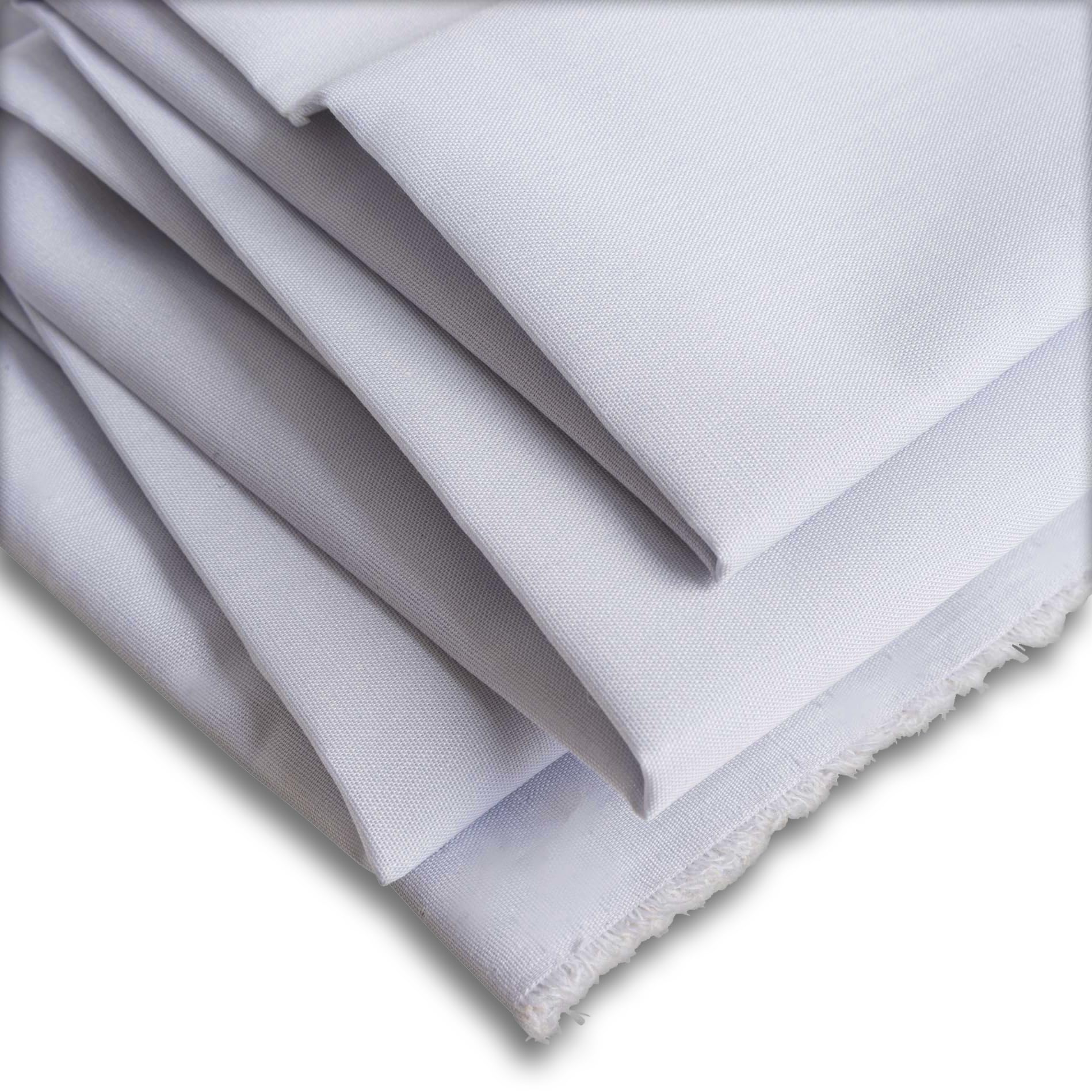 IPEA Popeline szara perła bawełniana tkanina - 200 cm x 150 cm - Made in Italy - tkanina metrowa do szycia, odzieży, pokrowców, dekoracji, akcesoriów, patchworku, jednobarwnego materiału do szycia