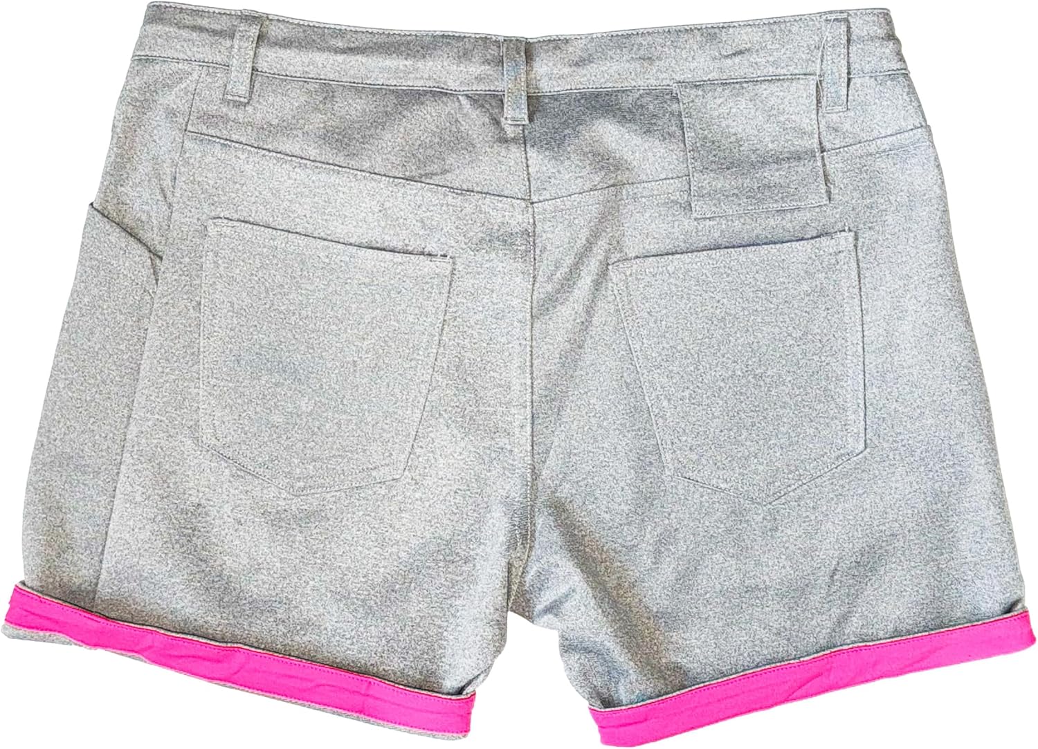 Mens Rave Shorts and Party Booty Shorts, 5-in Inseam with Hidden Pocket and Zipper Pockets for Phones
