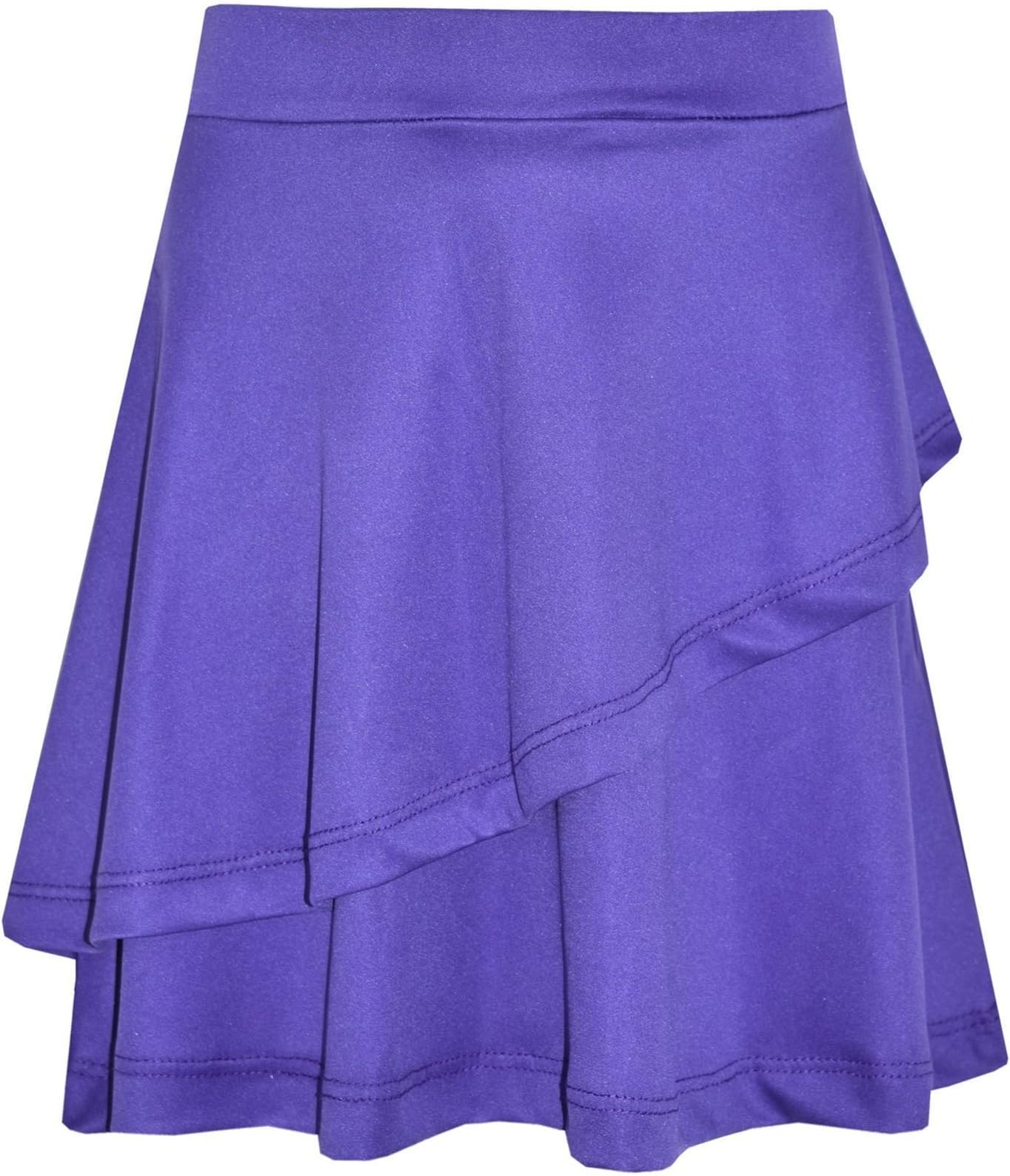A2Z 4 KidsGirls Plain Color Skirt Fashion Stylish - Plain Frill Skirt Purple 5-6