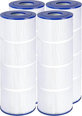 Wowreed Pool Filter Compatible with CCP 320, Clean & Clear Plus 320, R173573,178580, 817-0081, PCC80/-M/PAK4, Unicel C-7470, FC-1976, 4 Pack
