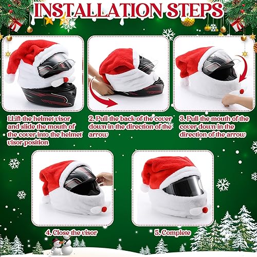 Miniatura 4 de Funda extragrande para casco de motocicleta de Halloween, decoración de sombrero de calabaza iluminada, 18.78 x 15.75 pulgadas, funda de casco