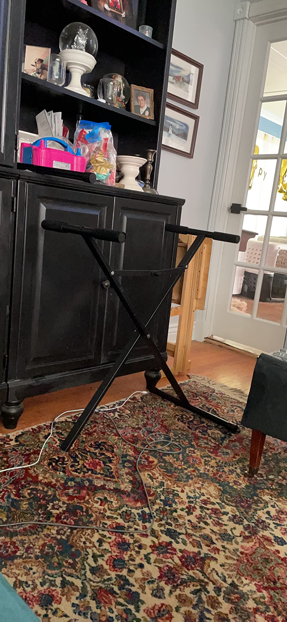 6/mo Finance Casio ARST SingleX Adjustable Keyboard Stand , Black