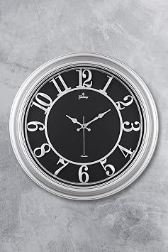 EMORES Flowing Seconds Quiet Mechanism Decorative Wall Clock 46 cm