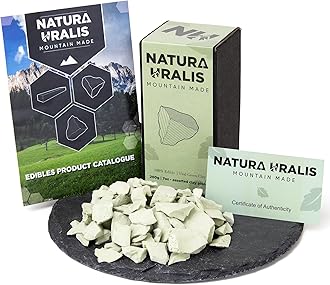 Ural Green Clay | 200g Natural, Pastel & Verdant Clay - Incredible Crunchy, Rewarding Earthy, Velvety & Solid Texture, ASMR Feel