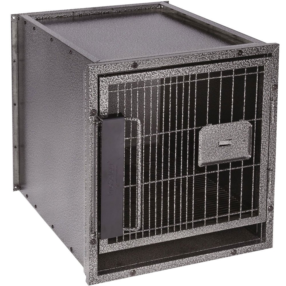 Perrera modular Proselect grafito para el descanso de tu perro en el salón