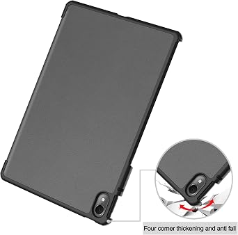 Case for Huawei MatePad 11.5S 11.5inch 2024, Slim Shockproof Stand Folio Smart Cover Protective Hard Shell Cover for Huawei MatePad 11.5S 11.5inch 2024 Tablet with Auto Sleep/Wake (Grey)