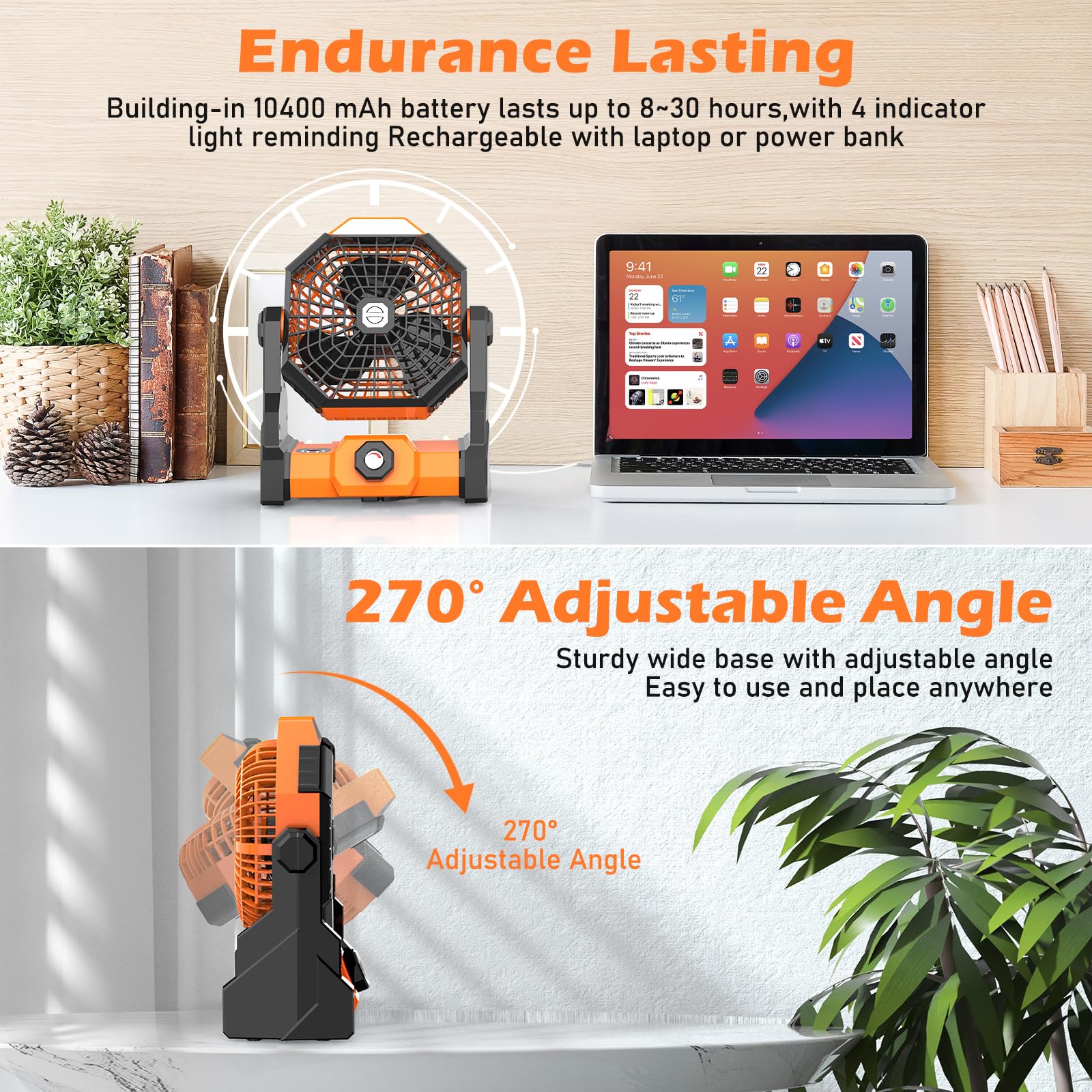 portable fan tent