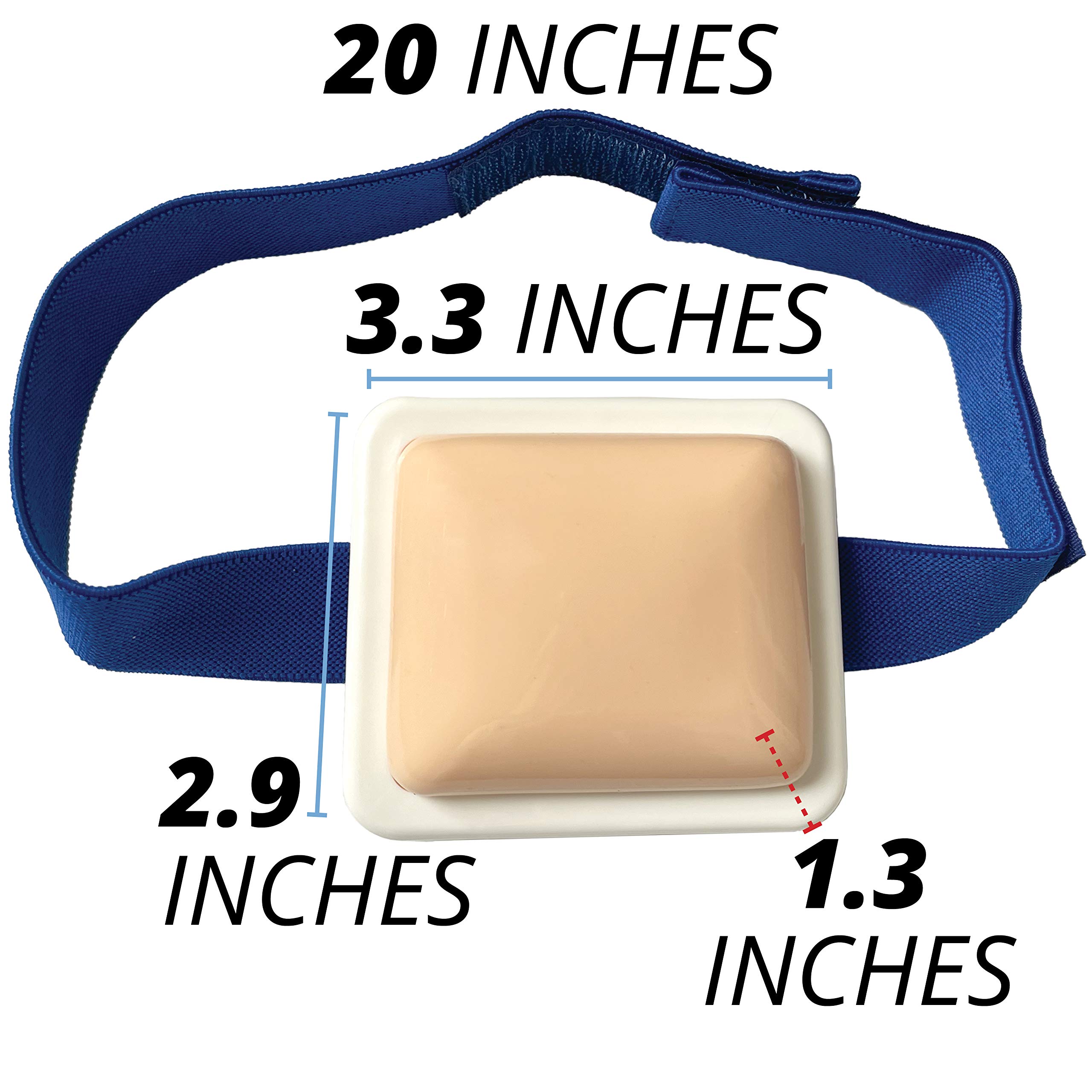 3 Layers Intramuscular Injection Training Mat IM, SQ, ID Type Student, Nurse, Medical Injection Simulator - View #10