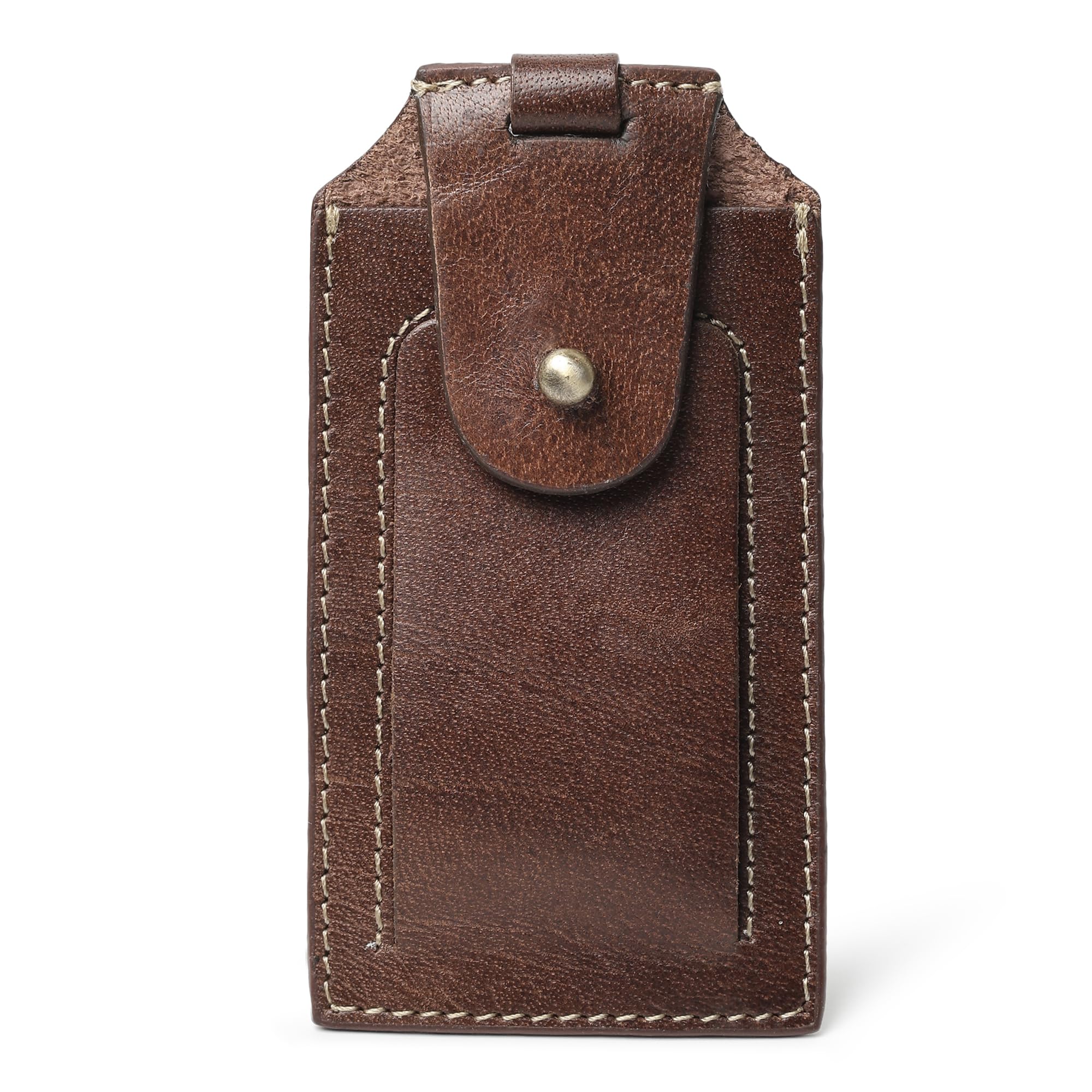 three sixty the leather life Terminal Luggage Tag - Brown-picture-12
