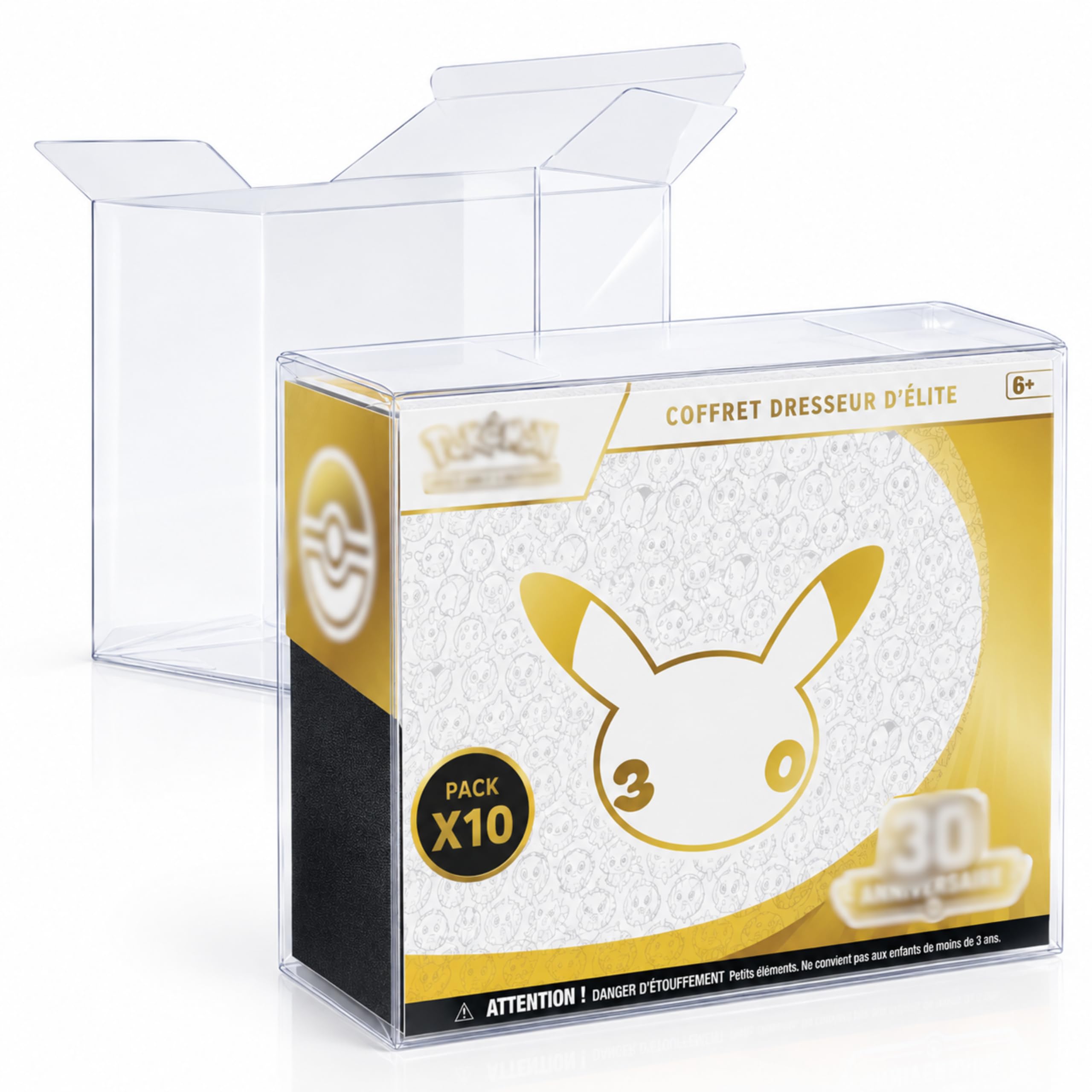 Protecciones diversas tarjetas pokemon display etb sleeves top (02 – PROTECCIÓN ETB (x10))