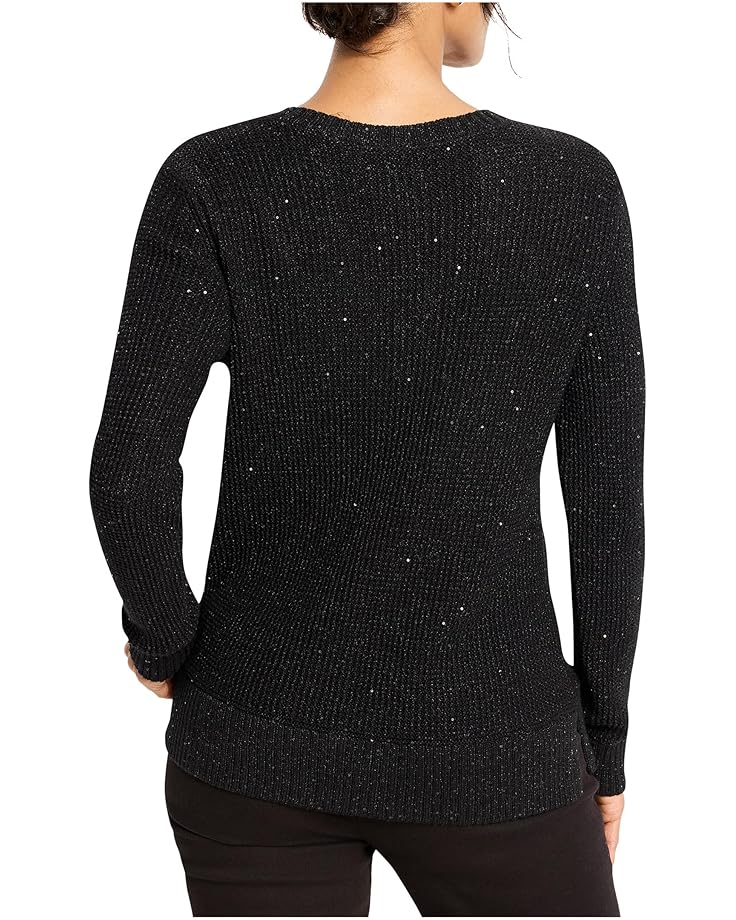 NIC+ZOE Shimmer Waffle V-neck Sweater - #3 of 3