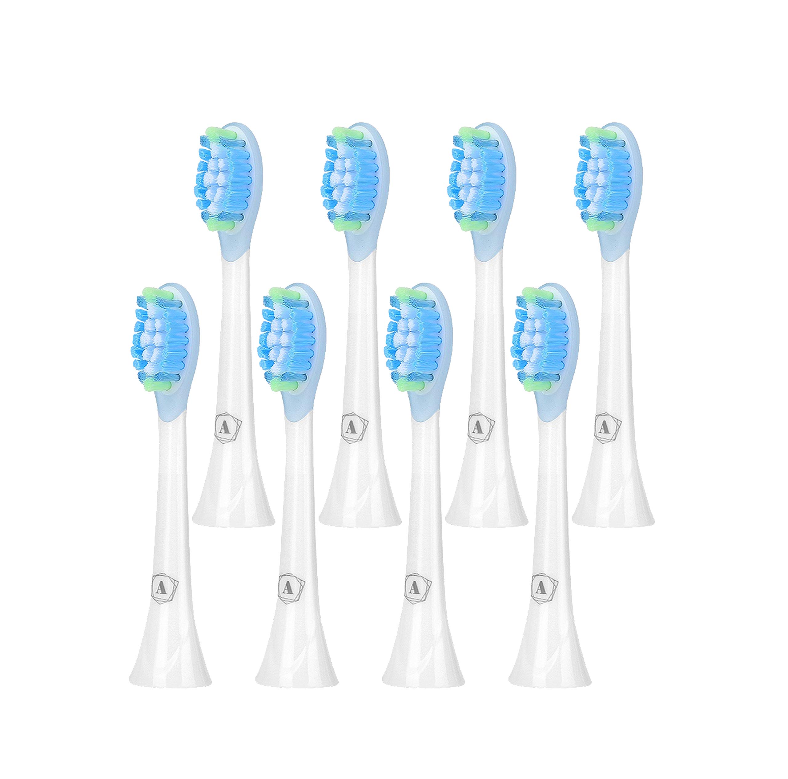 Aster końcówki do szczoteczek kompatybilnych z Philips Sonicare – profesjonalne elektryczne głowice do szczoteczek Classic Precision Clean Fit Professional Care 8 sztuk
