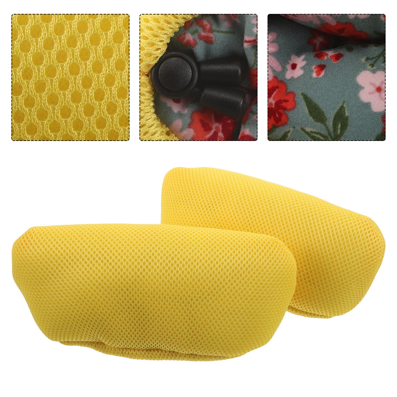 Almohadillas para Muletas Axilares 1 Par Cojín Acolchado de Esponja Engrosado Tela de Malla Transpirable Tamaño 218 X 85 X 81 CM Accesorio Antideslizante para Alivio de