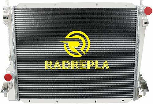 RADREPLA Radiador de aluminio para 2005-2014 Ford Mustang GTBase 4.6L V8 Radiador de gas para Ford Mustang ShelbyBullitt radiadores de 4 filas 2006