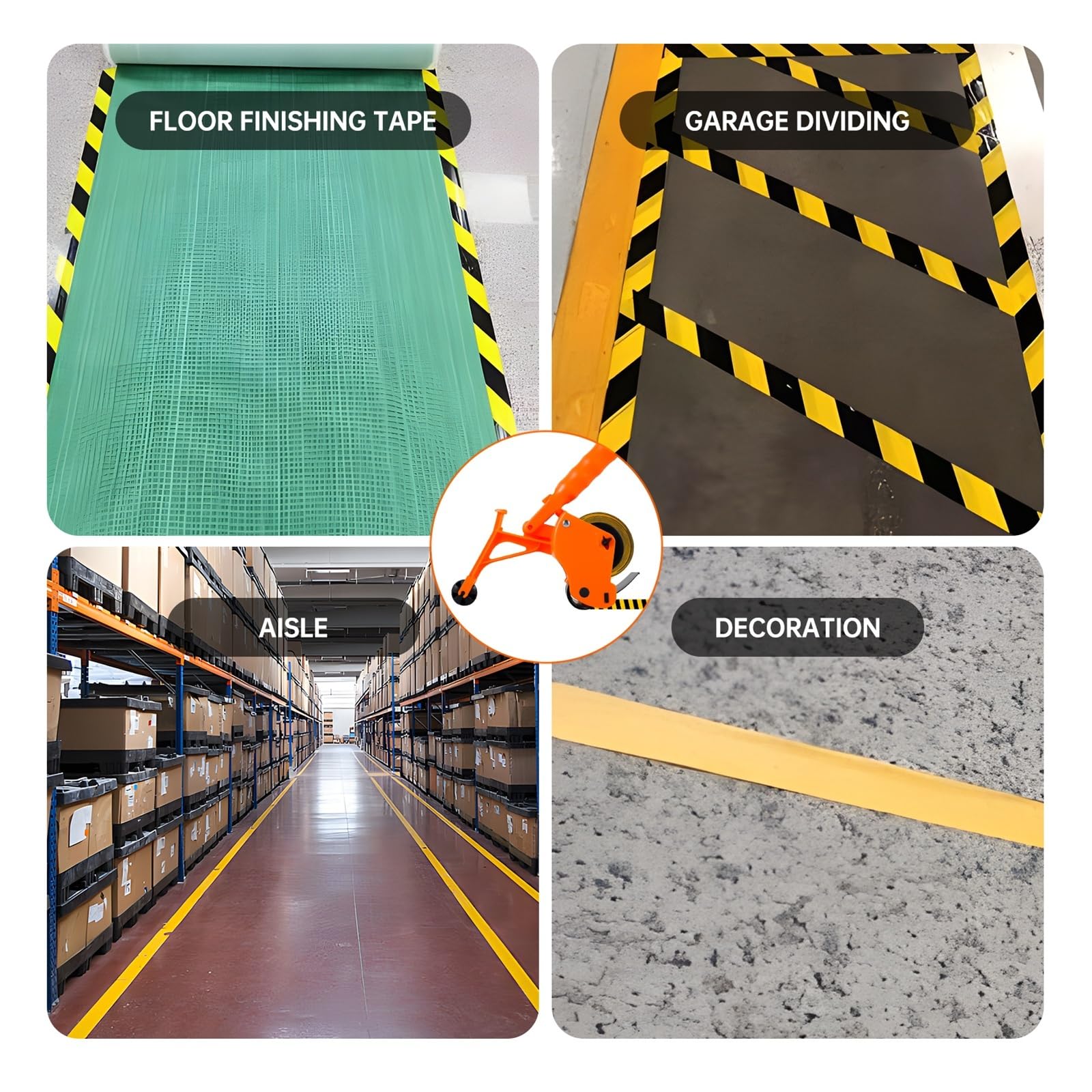 Applicatore di Nastro Adesivo, distributore di Nastri Adesivi, Macchina for verniciatura di pareti e Pavimenti, sigillatura Manuale del Nastro Adesivo