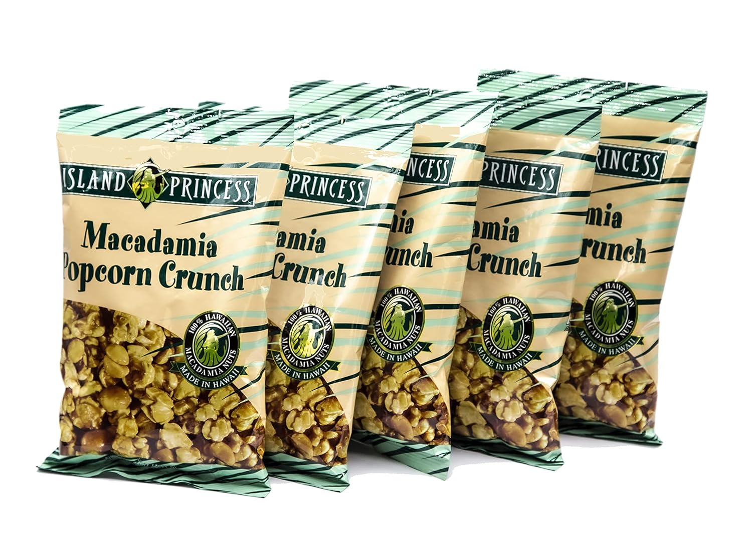 Island Princess Macadamia Popcorn Crunch - 5 pack