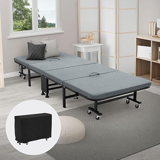 ECD Germany guest bed collapsible – 90x200 cm