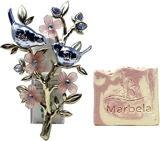Bath & Body Works Love Birds Wallflowers Scent Control Fragrance Plug with a Himalayan Salts Springs Sample Soap.