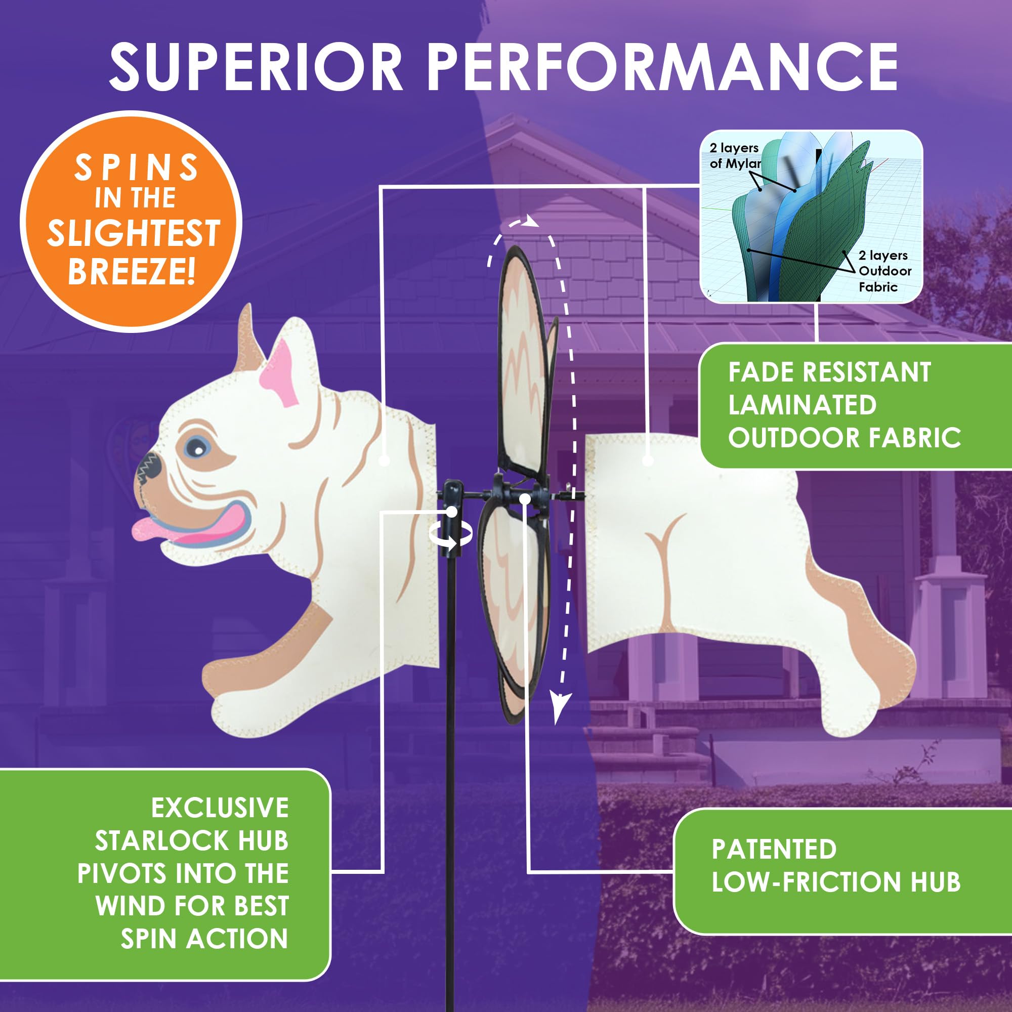 Amazon.com: Premier Kites Petite Spinner French Bulldog