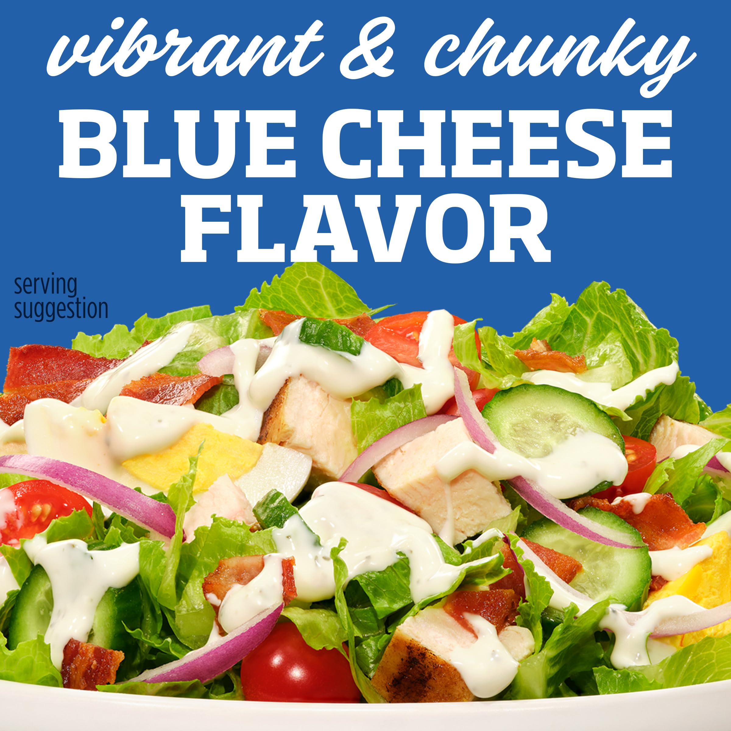 Kraft Salad Dressing Chunky Blue Cheese Dressing, 16 Ounce by Kraft