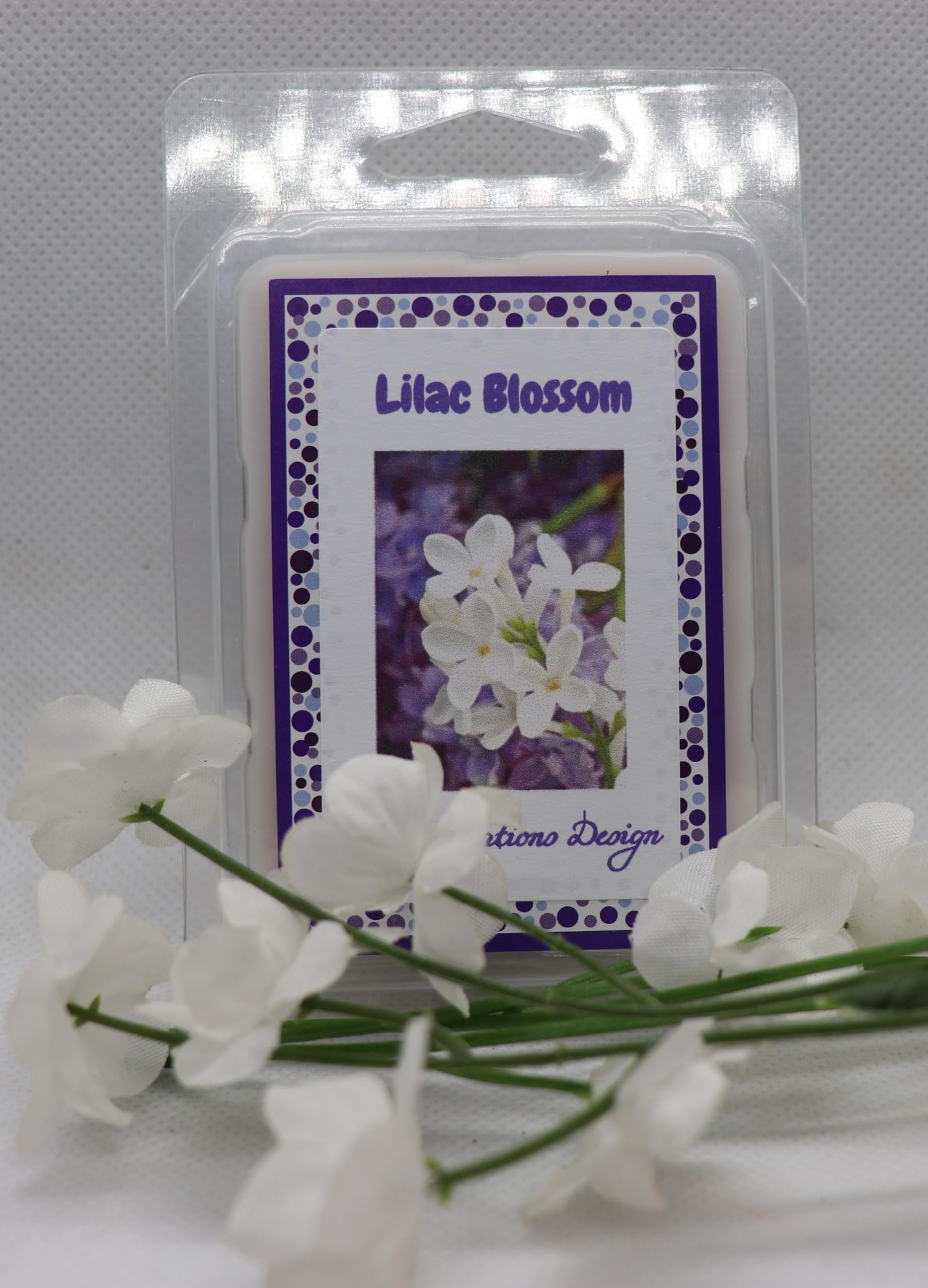 Kelli Creations Design Lilac Blossom Scented Soy Wax Melts, 6 Cubes per Pack, Buy 2 get 1 Random Free