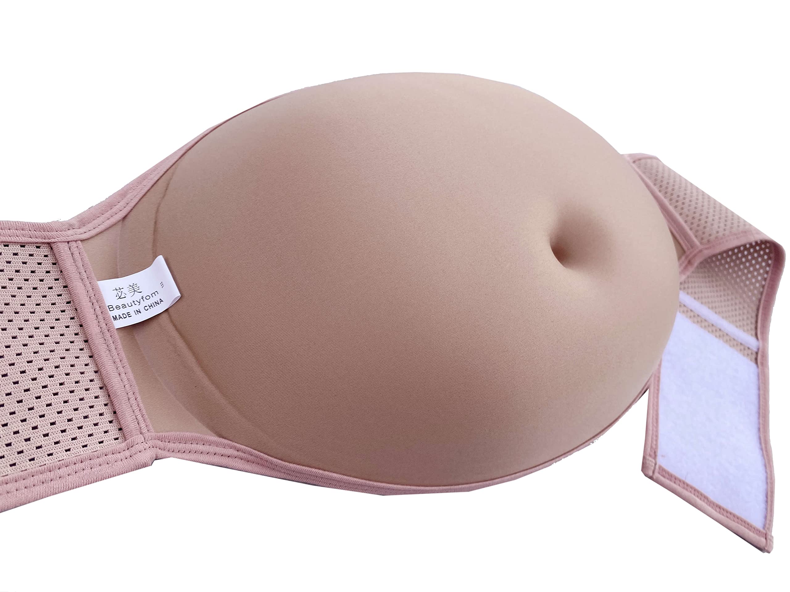 BIMEI Fake Pregnancy Belly Sponge Belly Film Props Tv Series Props Spoof Costume Cosplay Lightweight (Rude, L 7-8M)