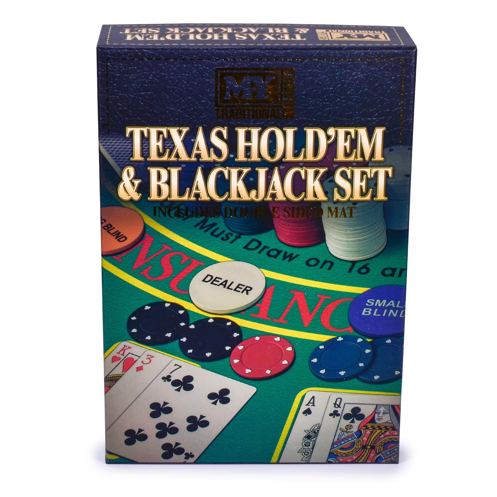 Set Poker Texas Hold'em Con Fiches, Carte E Tappetino - Gioco Da Tavolo Per Serate Con Amici - Foto 12